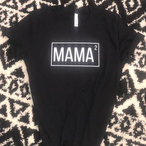 Mama Shirt Mom Shirt Mom of 2 Shirt Mom Squared